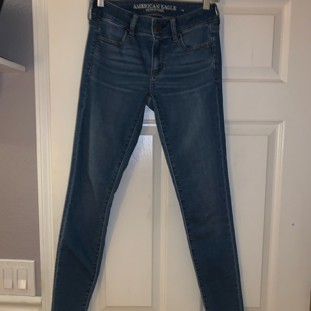 american eagle super stretch jeans